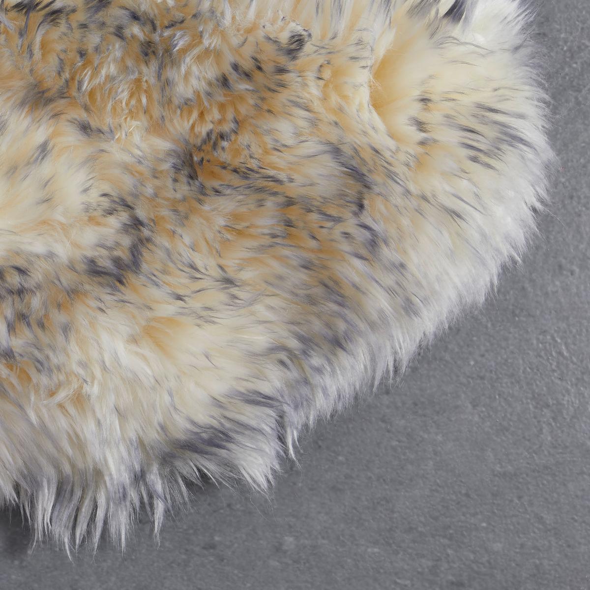 Schaffell Lea in Grau ca. 60x90cm - Grau, ROMANTIK / LANDHAUS, Textil (60/90cm) - Mömax