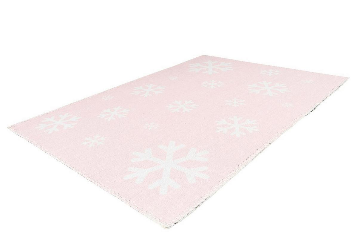 Kinderteppich Bambini 400 Rosa - Weiss/Rosa, Basics, Textil (120/180cm) - Kayoom