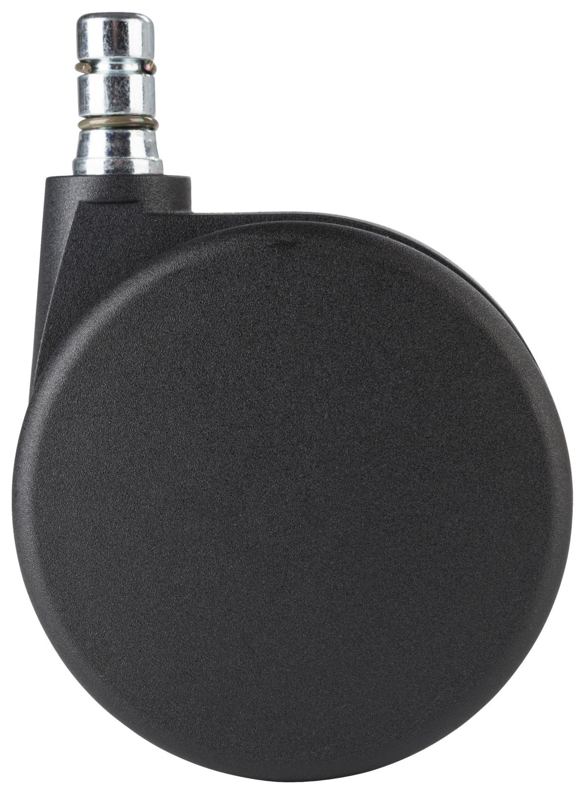 Set Kolesc Za Vrtljivi Stol Rolo No-Noise, Črna, 5-Delni - črna, Basics, kovina/umetna masa (5,2/8,3/7,5cm) - MID.YOU