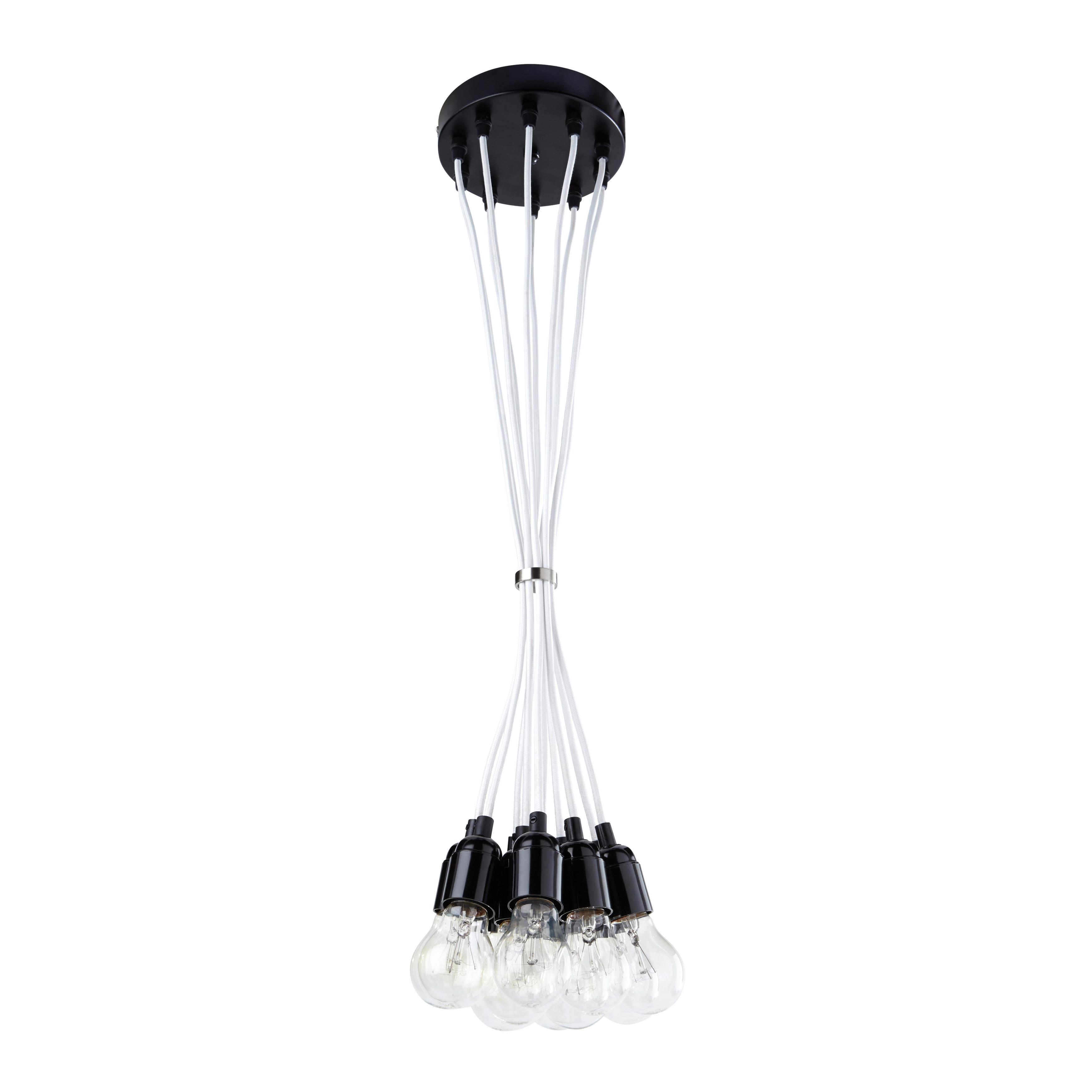 Függőlámpa Padua - fehér, Modern, műanyag (22/147cm) - Modern Living