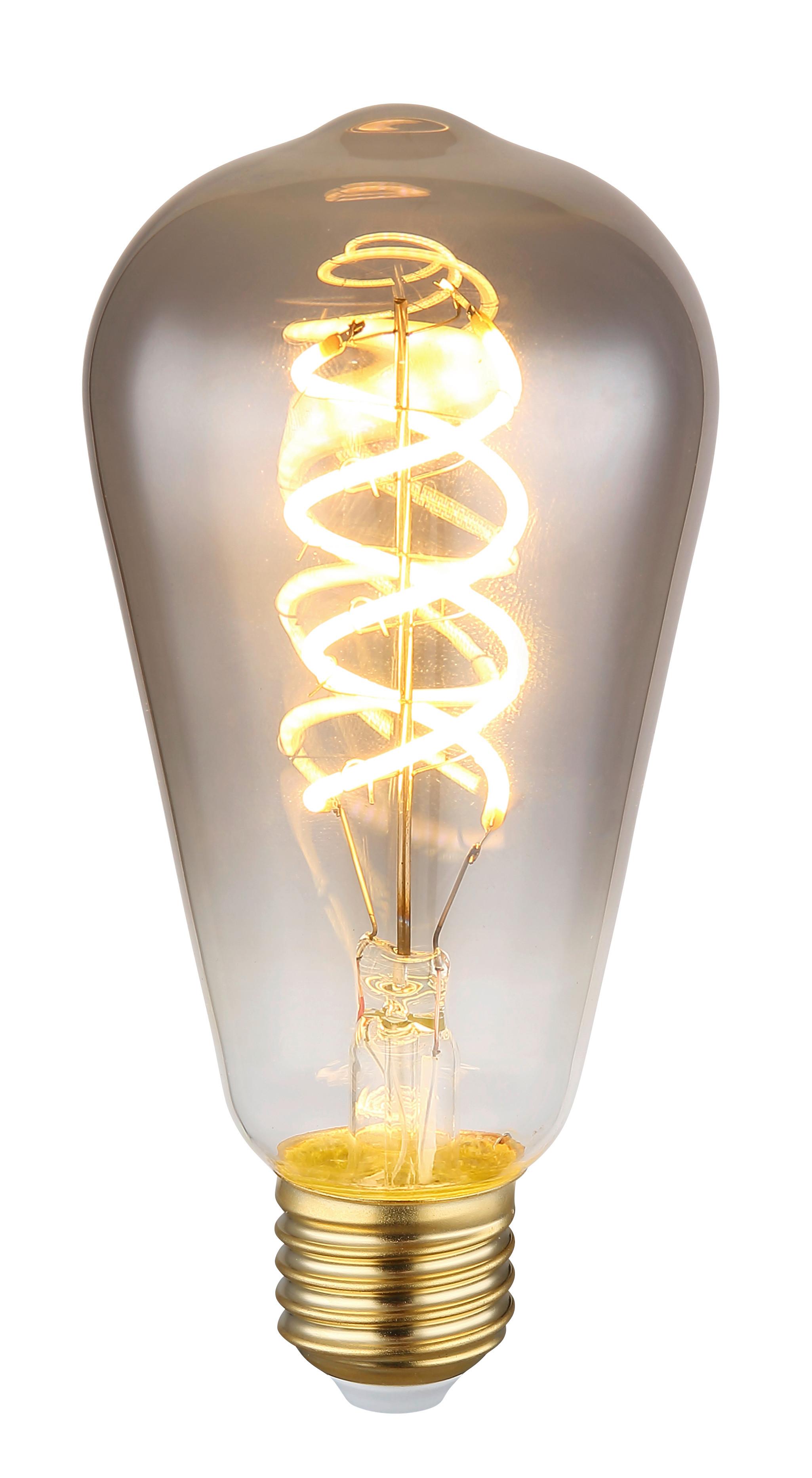 LED-Leuchtmittel 11405FS max. 6,5 Watt - Goldfarben, Glas/Metall (6,4/14,1cm) - Globo