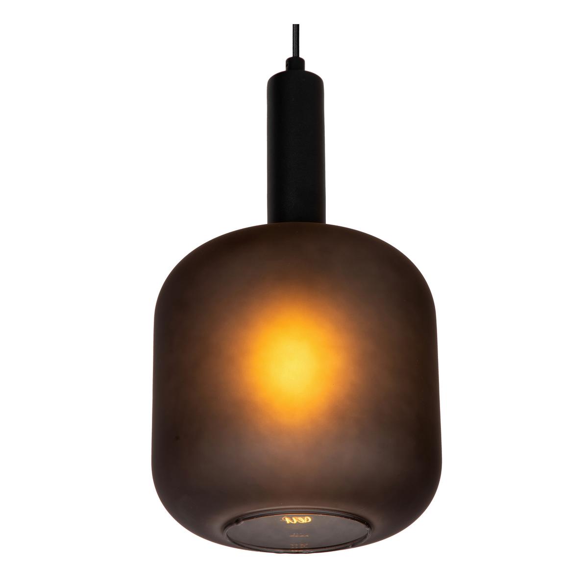 LAMPA WISZĄCA 45405/01/30 ELOISE - czarny, Design, szkło (21/21/150cm) - Lucide