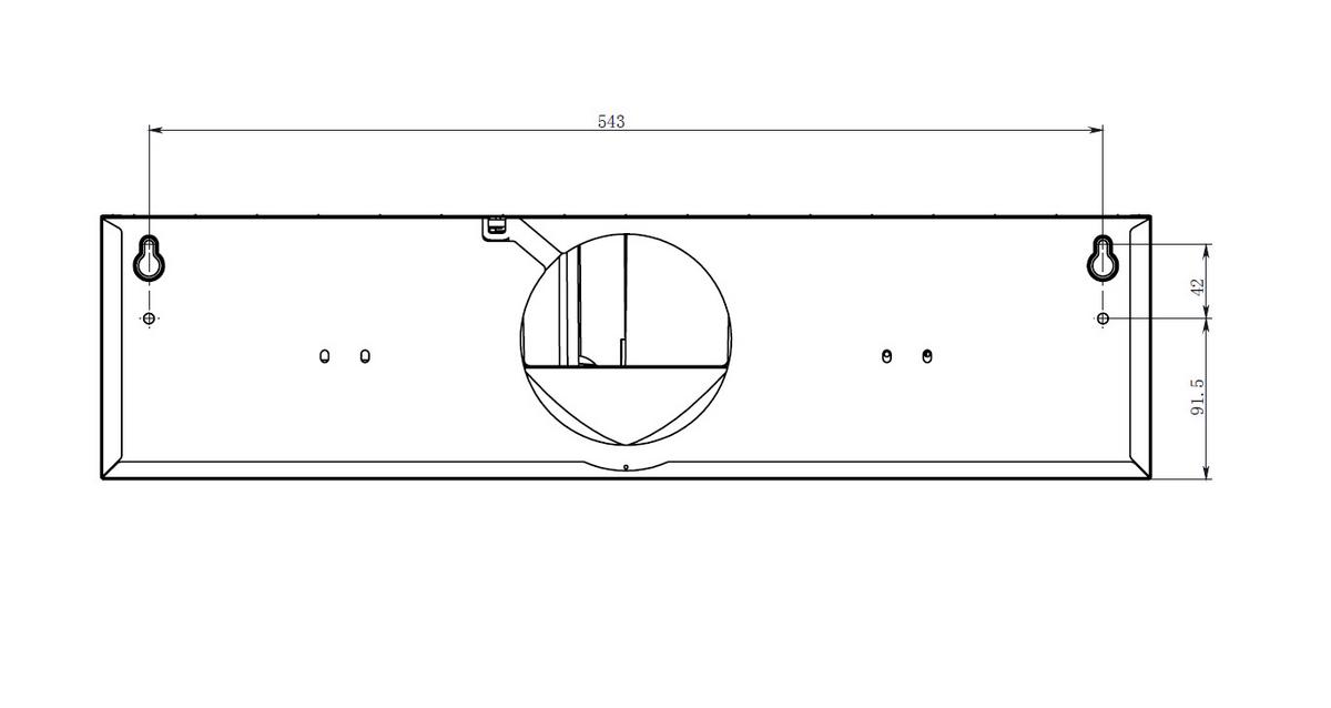 Dunstabzugshaube UBH4060-2H Silberfarben - Silberfarben, Basics, Metall (60/15/50cm) - PKM