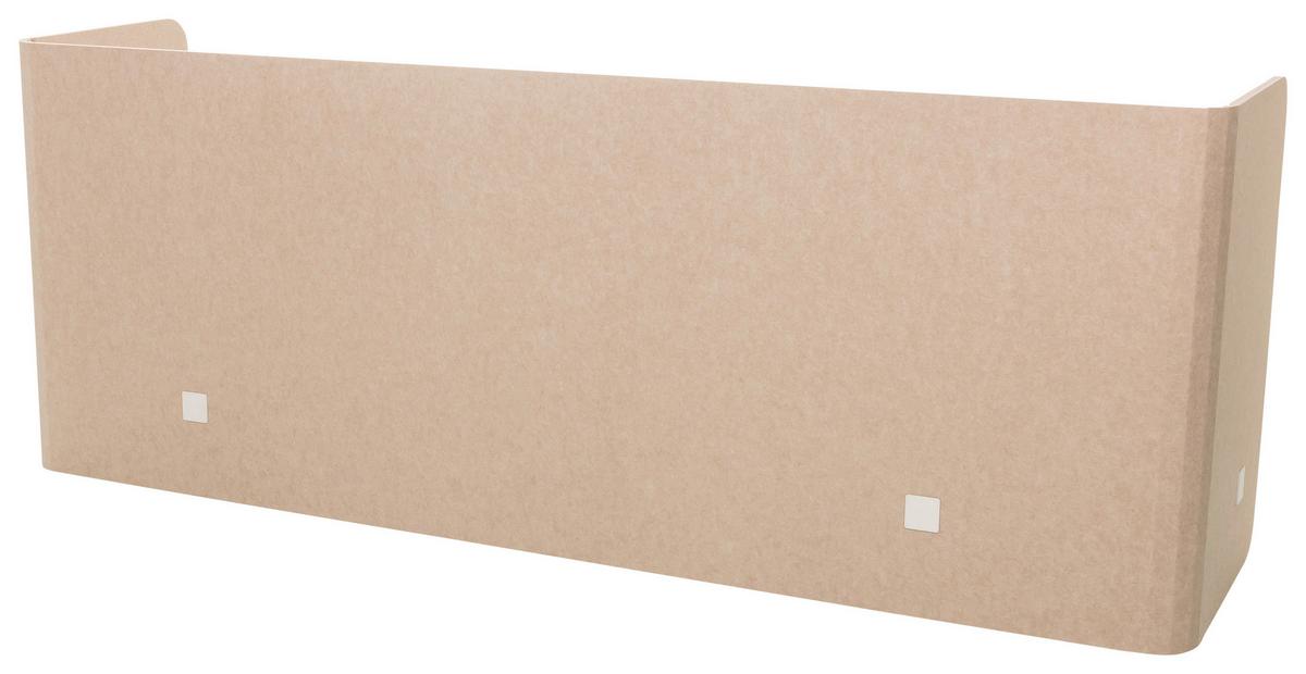 Pregradna Stena Flexmiut U, Bež - bež, Basics, kovina/umetna masa (160/40/2cm) - MID.YOU