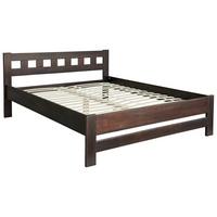 Ágy Tömörfa 160x200cm Verona New - sötétbarna, Konventionell, fa (160/200cm)