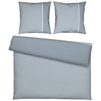 Bettwäsche Johannes XXL Graublau ca. 200x200cm - Graublau, KONVENTIONELL, Textil (200/200cm) - Mömax