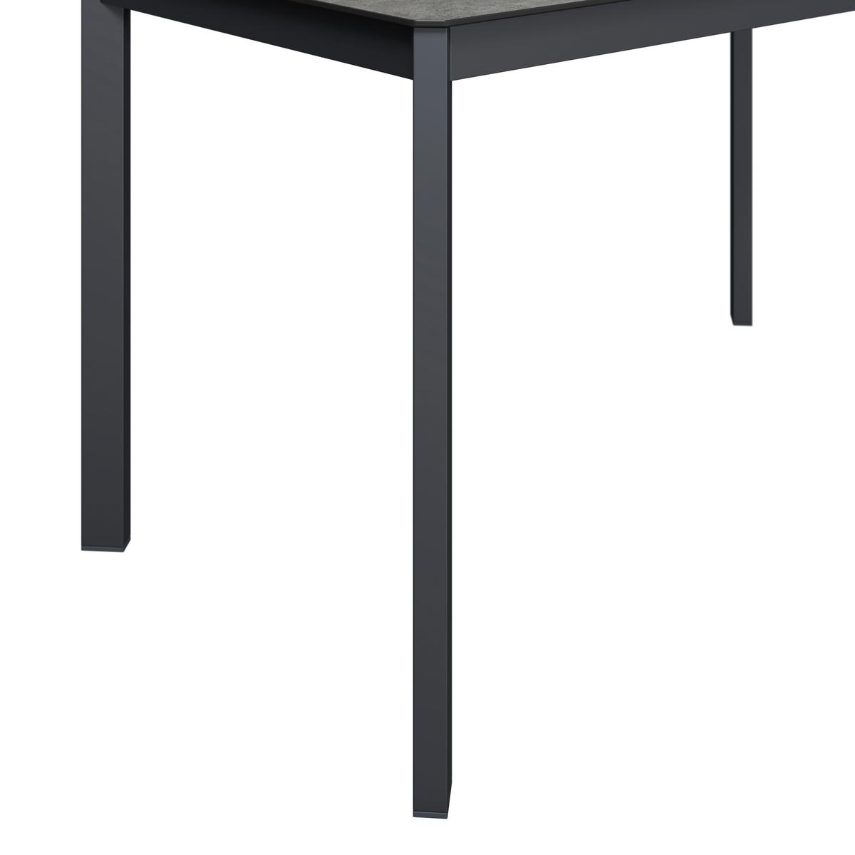 Loungegarnitur Bigi Grau/Beige - Beige/Anthrazit, Basics, Glas/Textil (120/68/65cm)