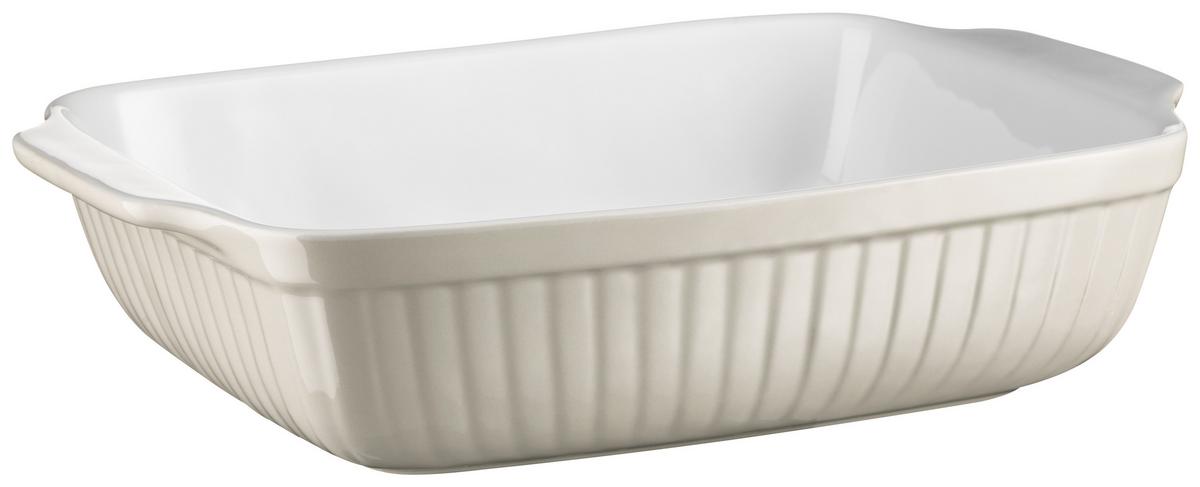 Auflaufformenset Kitchen Time aus Keramik, 2er-Set - Beige, Basics, Keramik (33/8/24cm) - Mäser