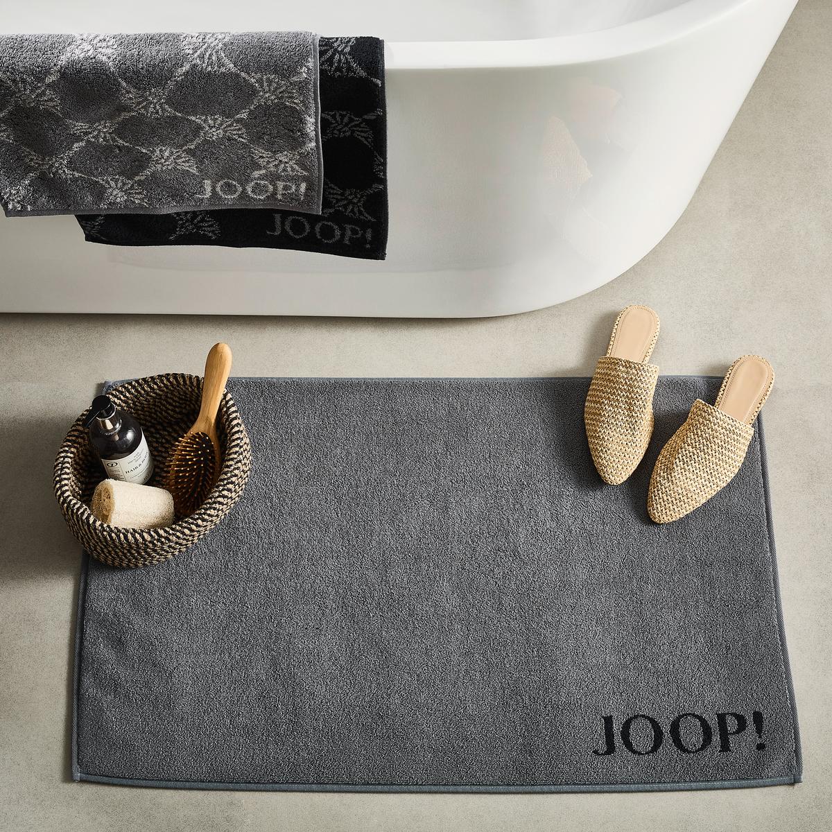 MATA ŁAZIENKOWA JOOP! CLASSIC DOUBLEFACE - antracytowy/czarny, Basics, tkanina (50/80cm) - Joop!