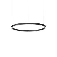 LED-Hängeleuchte Oracle Slim Schwarz max. 32 Watt - Schwarz, Design, Kunststoff/Metall (50/50/27,5/202cm) - Ideal Lux