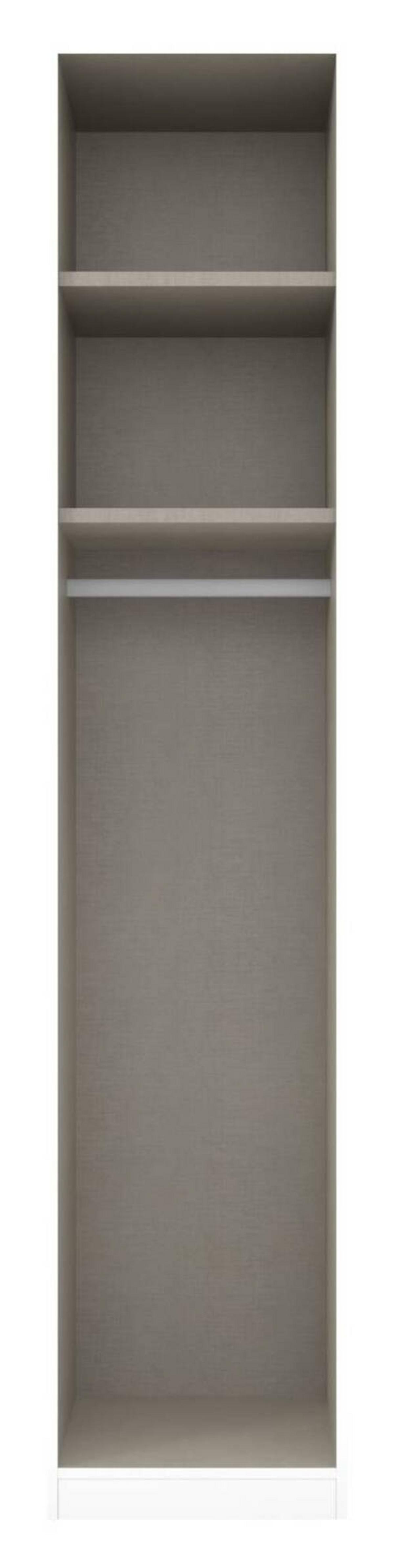 DULAP USI ROTATIVE ALABAMA - alb, Modern, material pe bază de lemn (47/229/54cm) - Modern Living