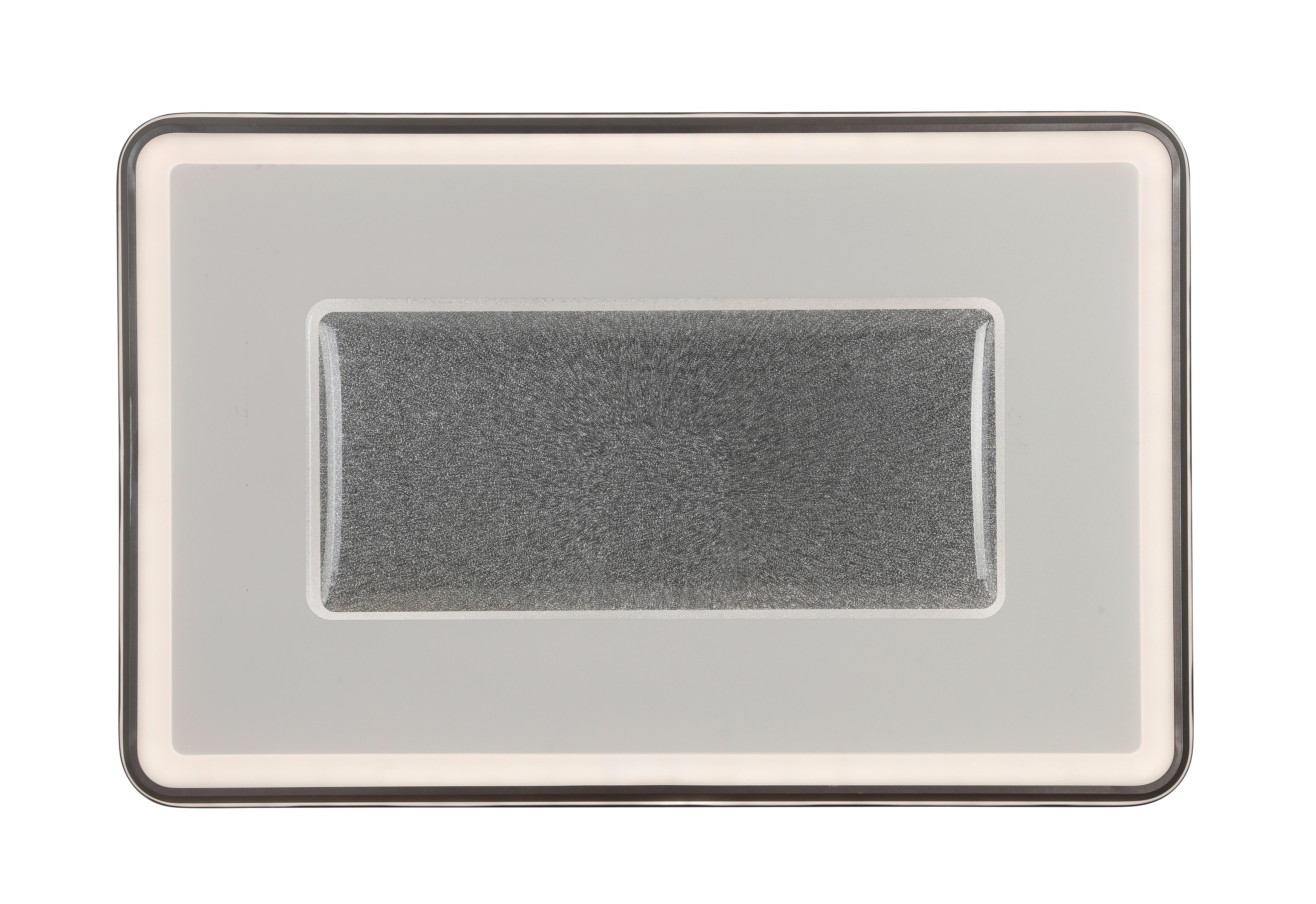 LED-TAKLAMPA BIG - vit/mörkgrå, Modern, metall/plast (108/68/7,5cm) - Premium Living