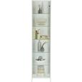 Vitrina Nova - aluminij/bela, Moderno, kovina/steklo (44/183/37cm) - Mömax modern living Vitrina Nova - aluminij/bela, Moderno, kovina/steklo (44/183/37cm) - Mömax modern living