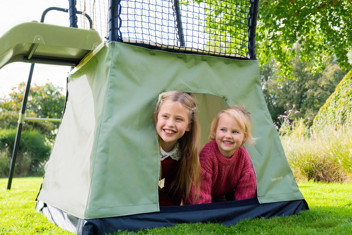 Igralna Hišica Exit Ivy, Zelena - črna/zelena, Konvencionalno, kovina/umetna masa (253/268/216cm) - EXIT Toys