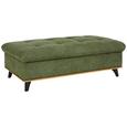 Hocker in Grün - Schwarz/Grün, KONVENTIONELL, Holzwerkstoff/Metall (132/45/72cm) - Premium Living Hocker in Grün - Schwarz/Grün, KONVENTIONELL, Holzwerkstoff/Metall (132/45/72cm) - Premium Living