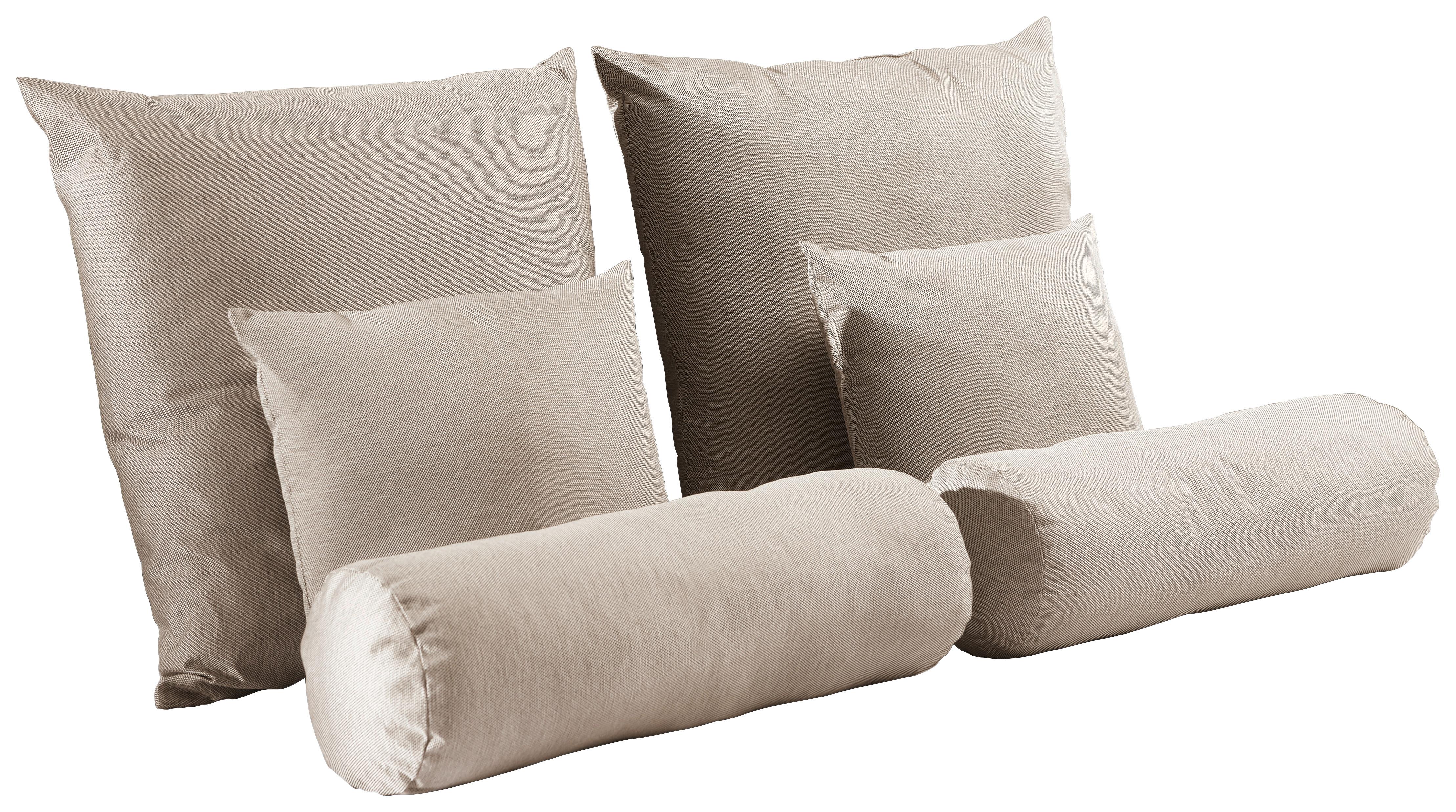 ZESTAW PODUSZEK ZUBER - beżowy, Design, tkanina - Carryhome