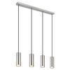 Hängeleuchte Robby max. 35 Watt - Chromfarben, Design, Metall (65/6/120cm) - Globo