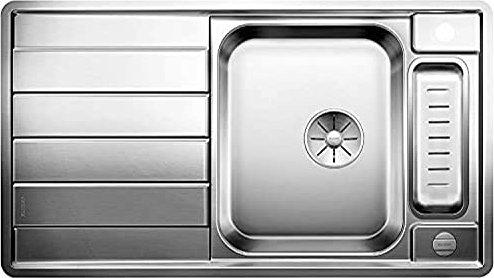 Spüle Axis III Typ:522103 Edelstahl - Edelstahlfarben, Metall (91,5/51cm) - Blanco
