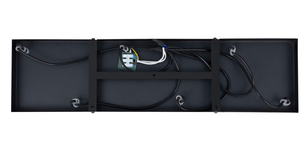 LAMPA WISZĄCA BUNTI - jaskrawy róż/zielony, Modern, metal/szkło (119.5/46/120cm)