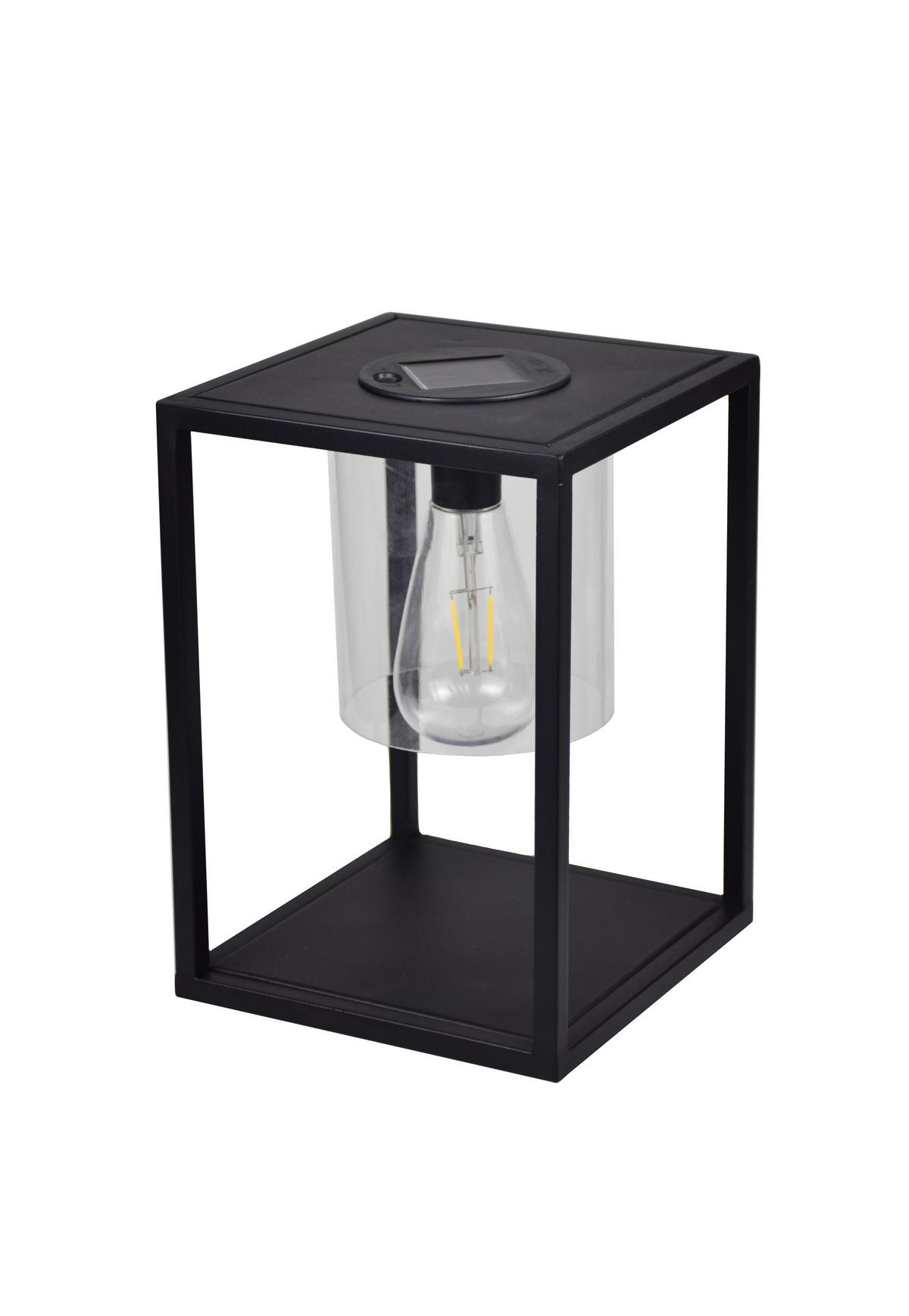 Lampă solară KAST - negru, Modern, plastic/metal (18cm) - Modern Living