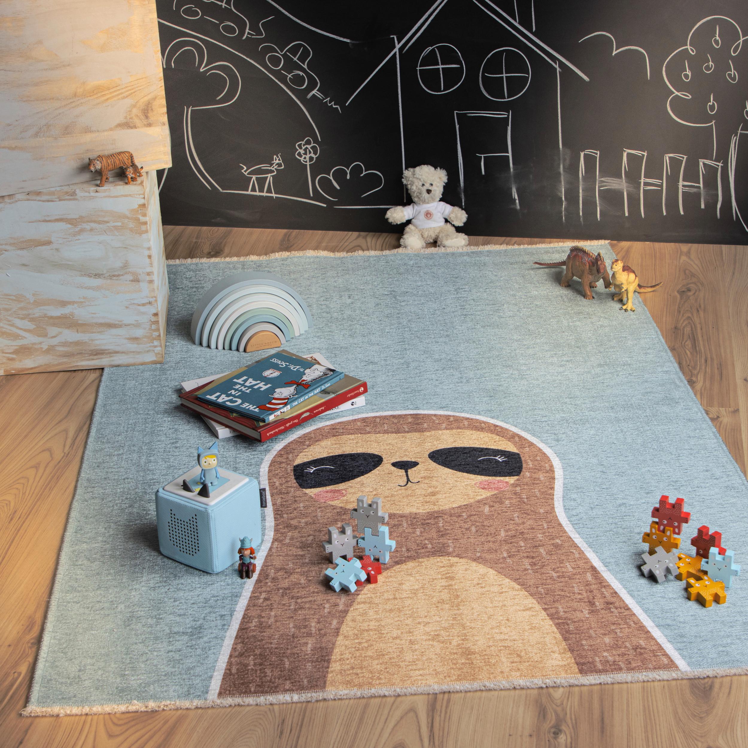 KINDERTEPPICH MY GRETA - Beige/Braun, Trend, Textil (115/170cm) - Ben'n'jen