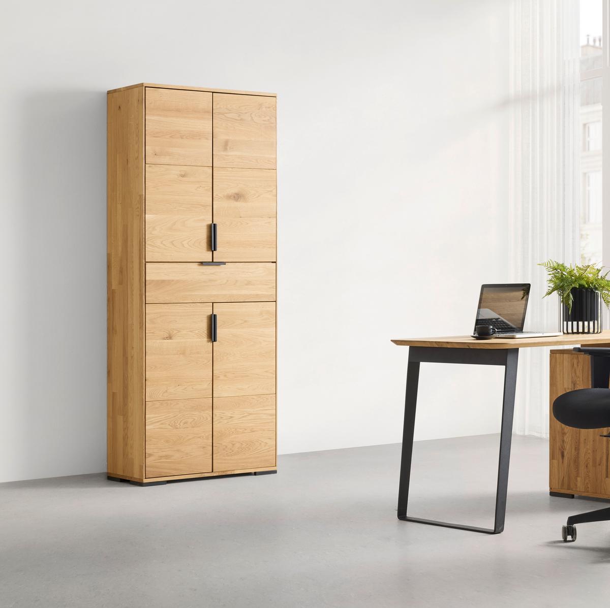 Aktenschrank Albero Naturfarben - Naturfarben, MODERN, Holz (80/200/38cm) - Mömax