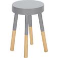 Hocker Frenzy - Grau/Kieferfarben, Holz (30/48/30cm) - Bessagi Home Hocker Frenzy - Grau/Kieferfarben, Holz (30/48/30cm) - Bessagi Home
