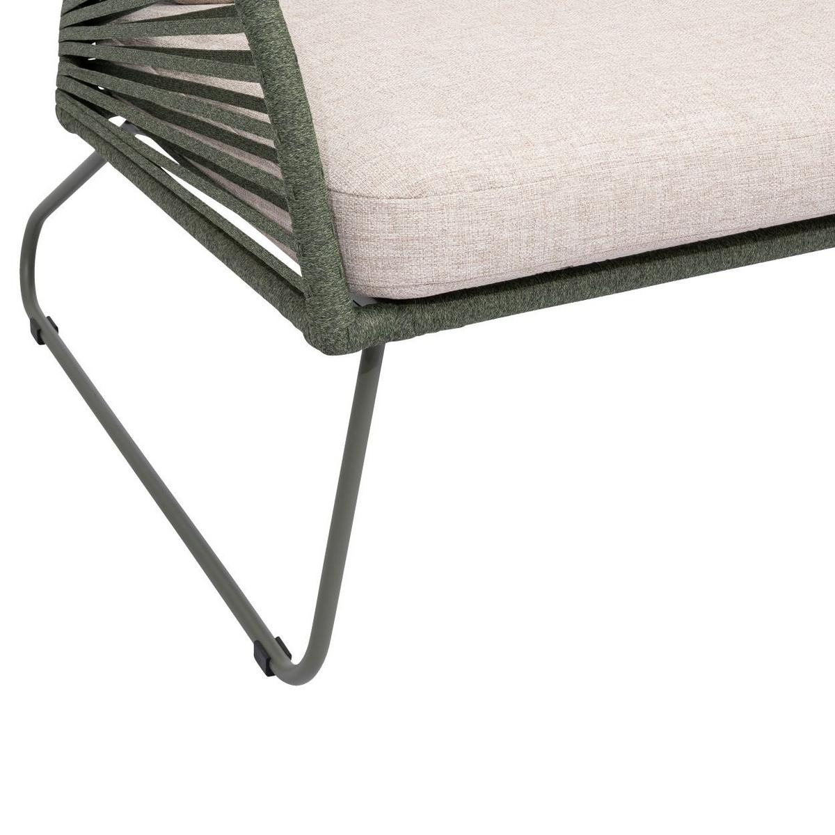 Vrtni Set Belano - zelena/bež-smeđa, Basics, metal (290,4/170/73,6cm)