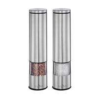 MŁYNEK ELEKTRYCZNY SÓL/PIEPRZ 3090032800 - kolor srebrny, Basics, metal (5,2/23/5,2cm) - KÜCHENPROFI