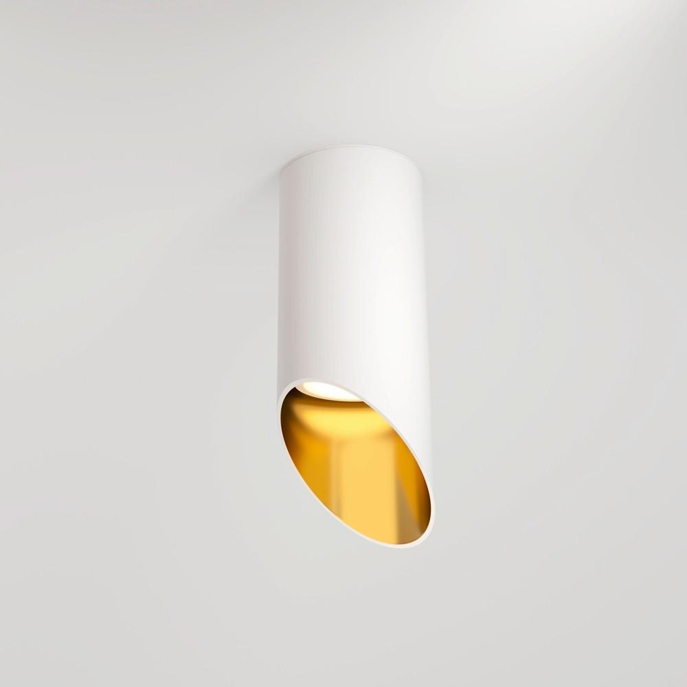 DECKENLEUCHTE LIPARI - Weiss/Goldfarben, Modern, Metall (6/15cm) - MAYTONI