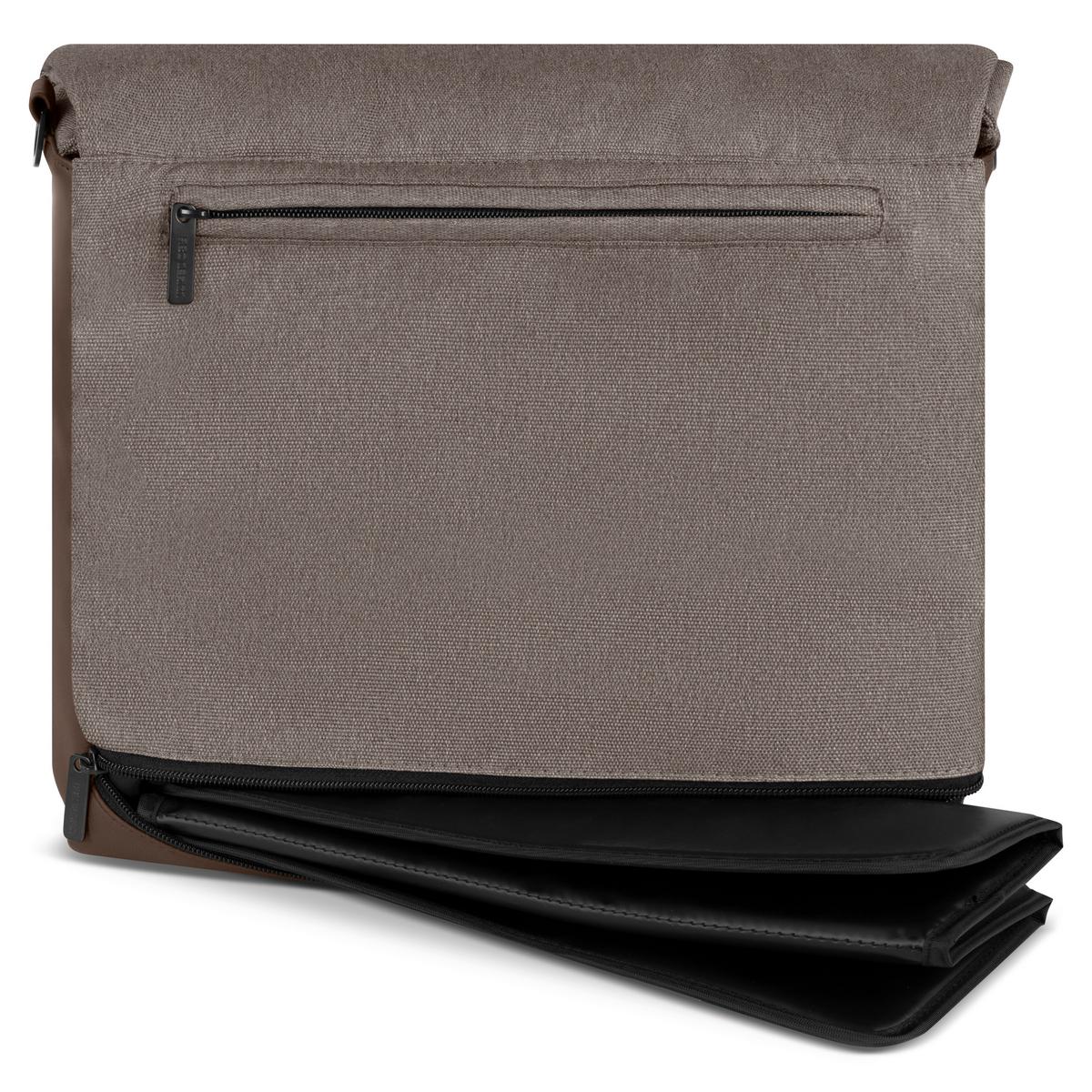 TORBA DO PRZEWIJANIA URBAN - szarobrązowy/brązowy, Basics, tkanina (16/32/29cm) - ABC Design