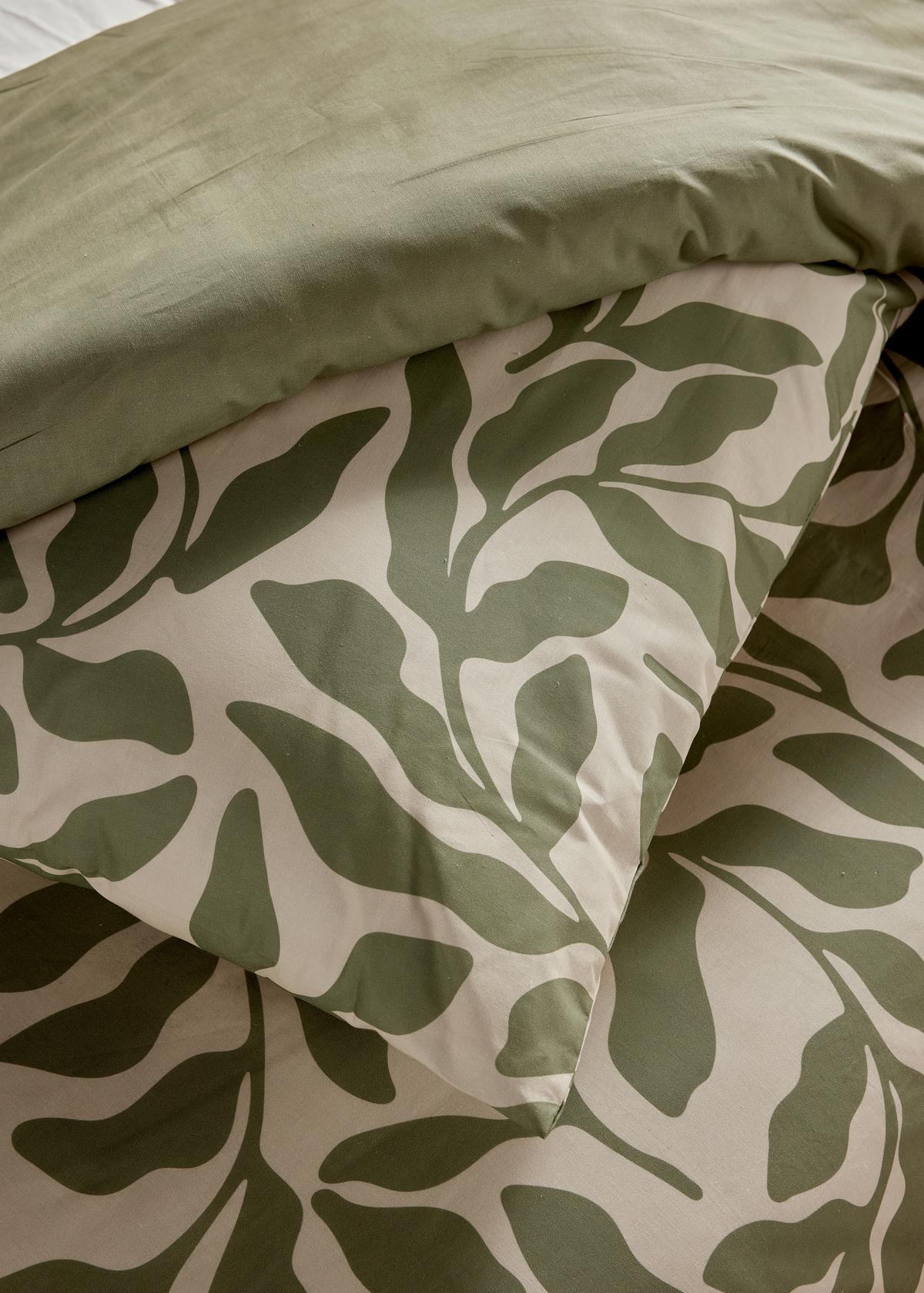 Lenjerie de pat Ranforce cca. 200x220/2x50x70 cm - verde deschis, Modern, textil (200/220cm)