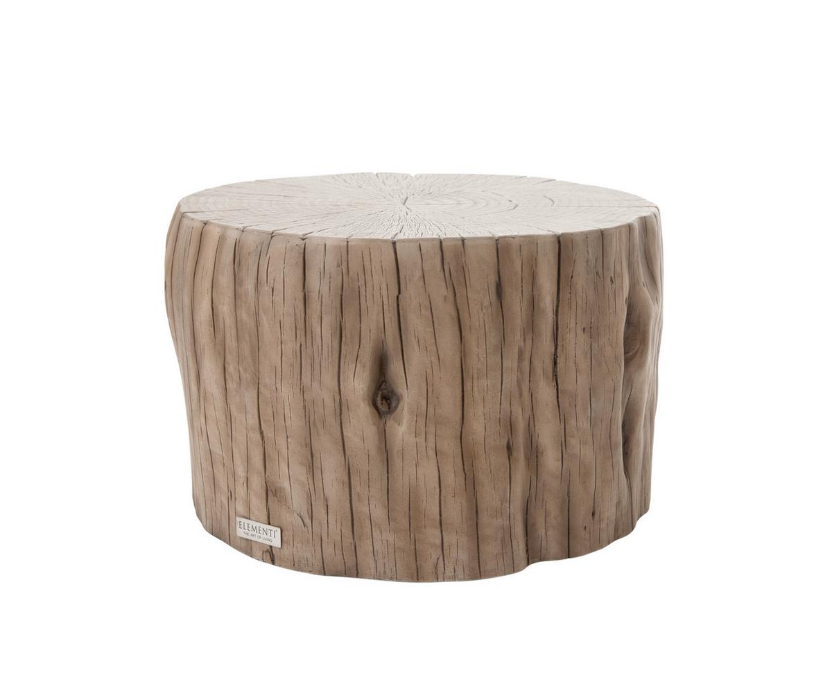 Loungetisch Daintree Rotbraun - Rotbraun, KONVENTIONELL, Stein (70/67/41cm) - Gardenson