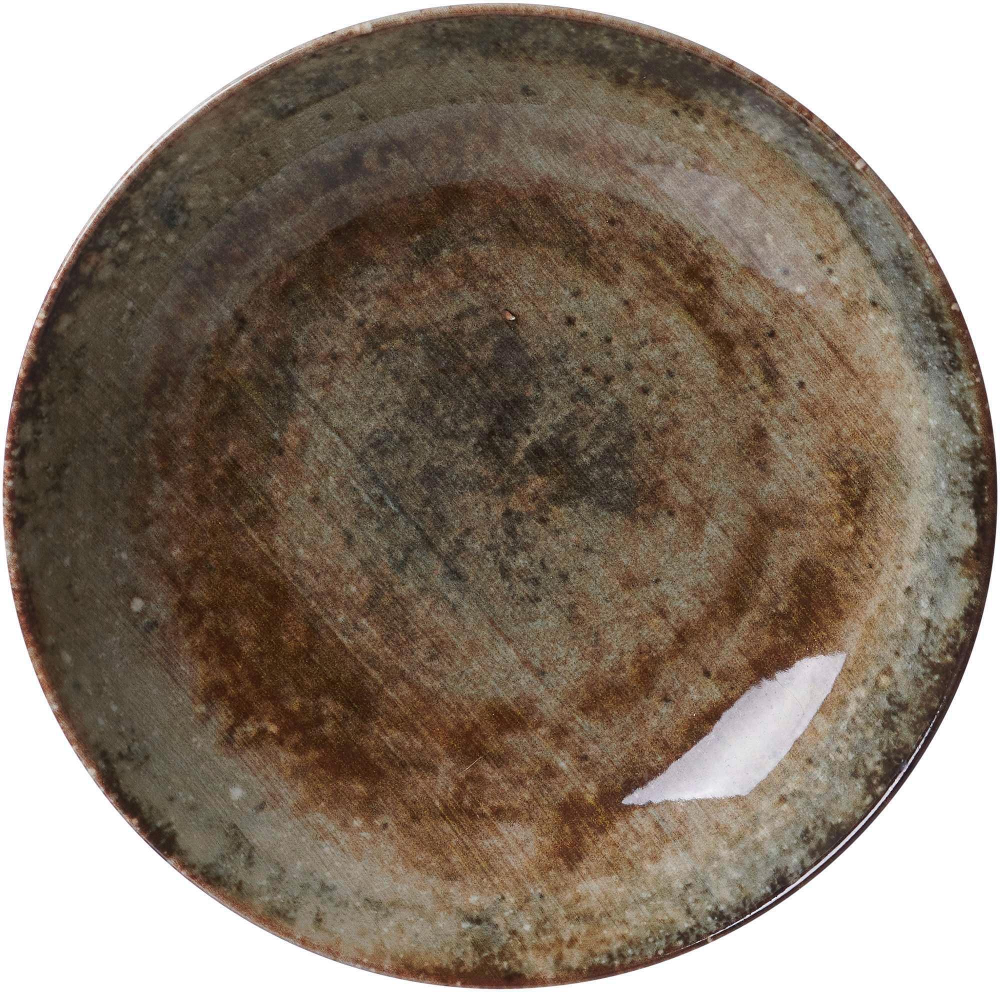 TALERZ DO ZUPY 421248 - szary/brązowy, Basics, ceramika (20/20/4cm) - Ritzenhoff Breker