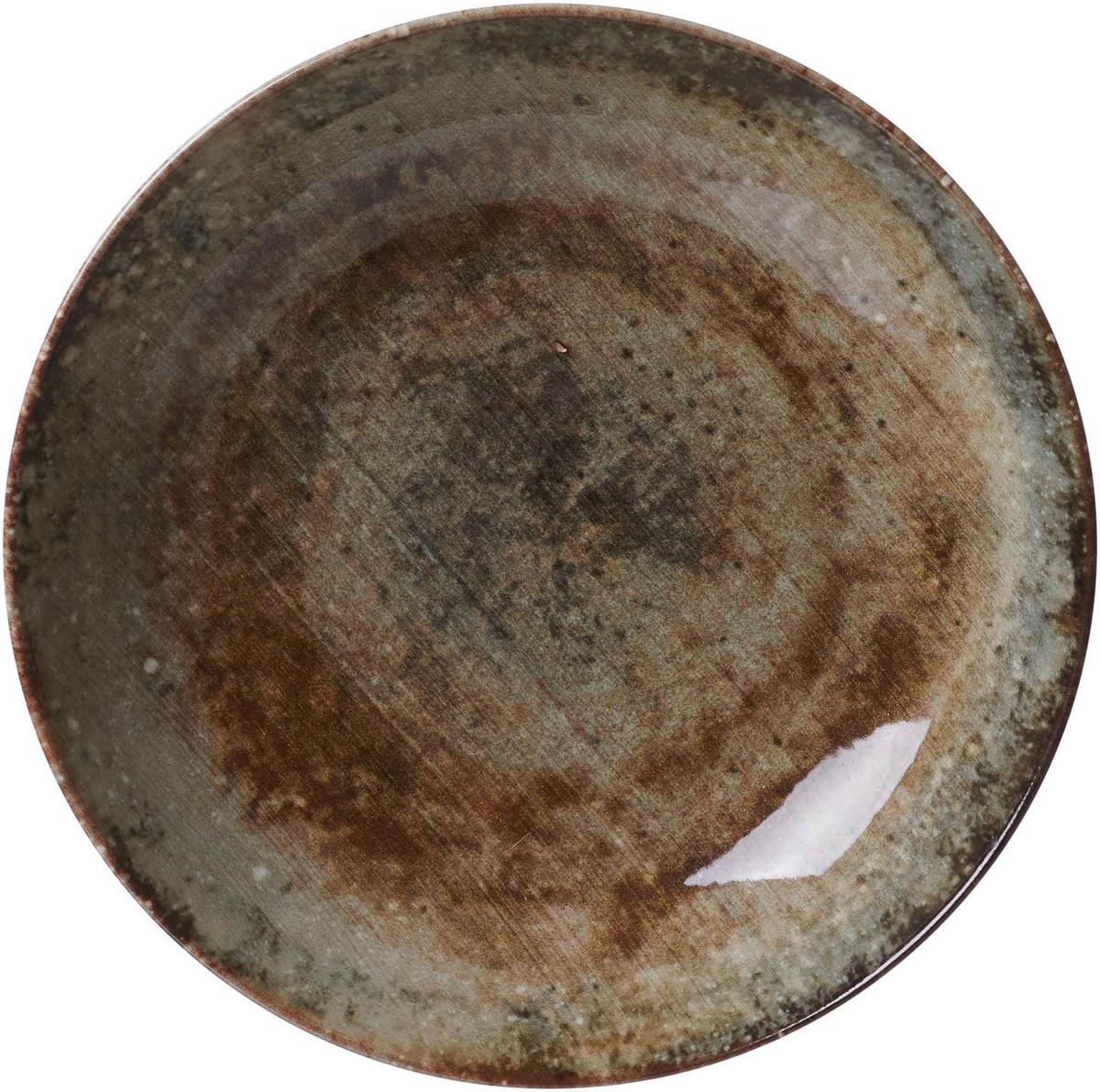 TALERZ DO ZUPY 421248 - szary/brązowy, Basics, ceramika (20/20/4cm) - Ritzenhoff Breker