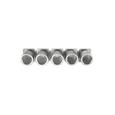 Gewürzdose "betty" - 6-teiliges Set - Edelstahlfarben, Metall - Mömax modern living
