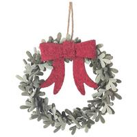 Christbaumanhänger Grün/rot - Rot/Grün, Konventionell, Textil (15cm) - Mömax
