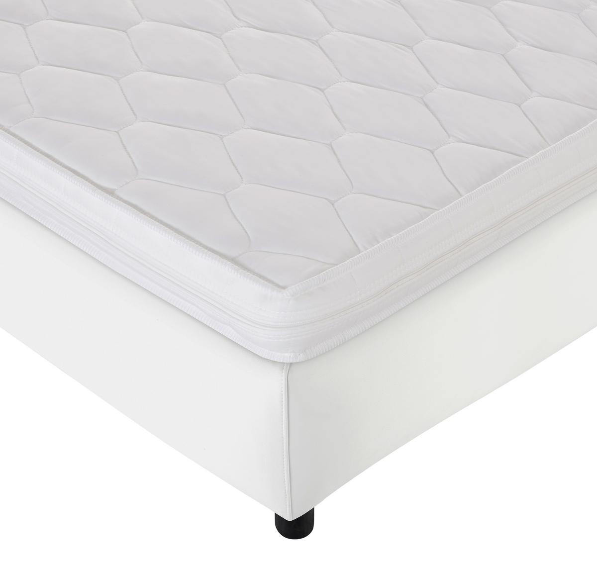 Kaltschaummatratze Caravan H2 ca. 100x200 cm - Weiß, Basics, Kunststoff/Textil (100/200cm) - P & B