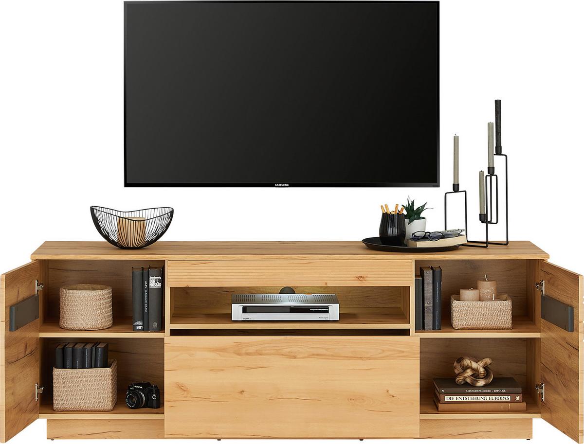 Tv-element Alana Crenata Dekor - Moderno, umetna masa/leseni material (176,6/64,9/50cm) - Mömax