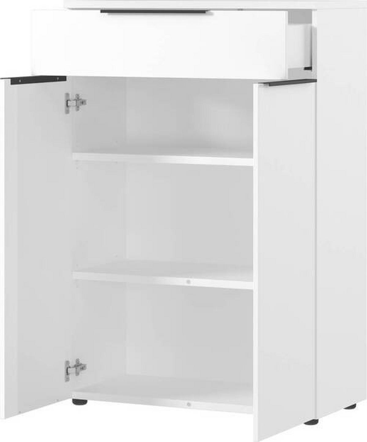 Aktenschrank Ribera in Weiss - Weiss, Modern, Holzwerkstoff (81/120/40cm) - Premium Living