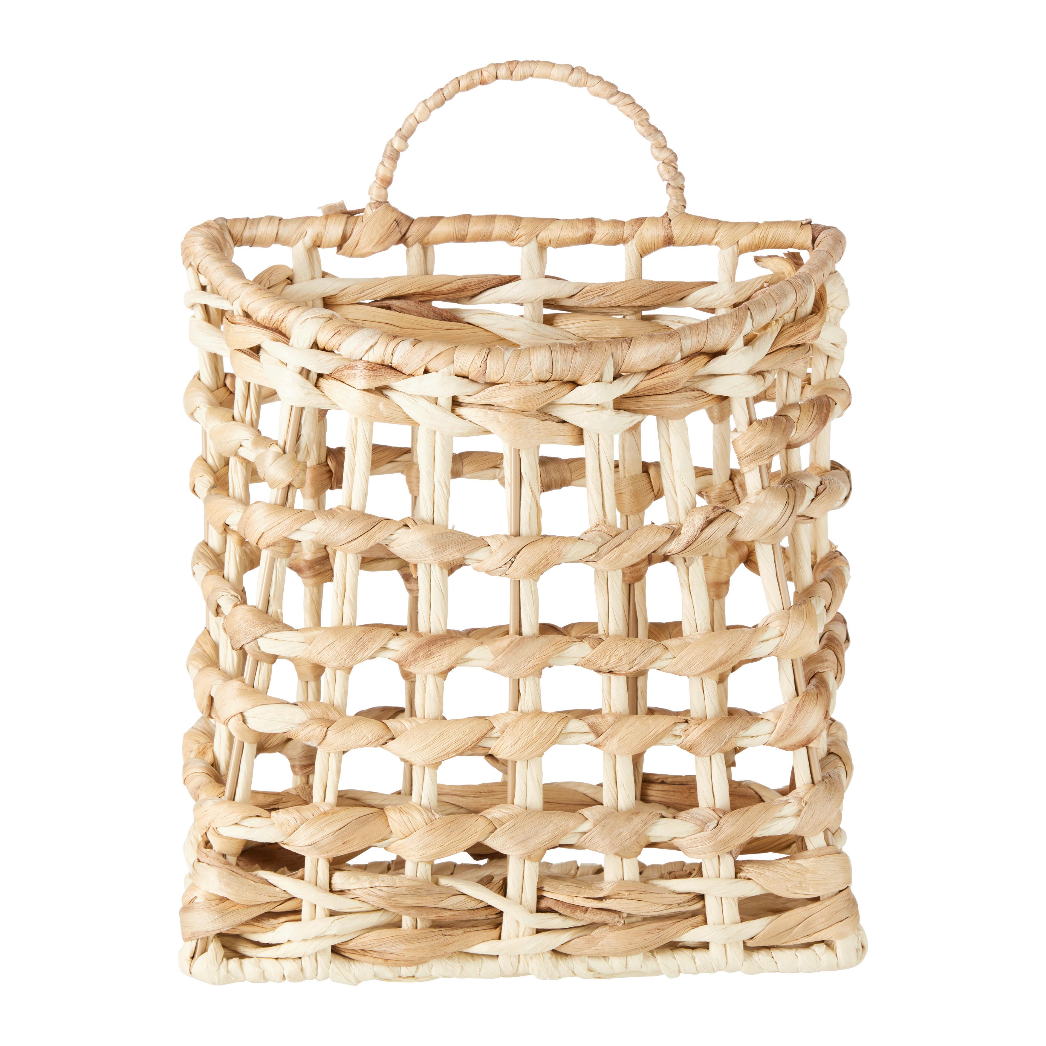 Korb Isa in Naturfarben - Naturfarben, Basics, Naturmaterialien/Metall (23/30/9cm) - Zandiara
