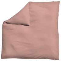 Bettdeckenbezug Woven Satin Dunkelrosa ca. 200x200cm - Dunkelrosa, Basics, Textil (200/200cm) - Schlafgut