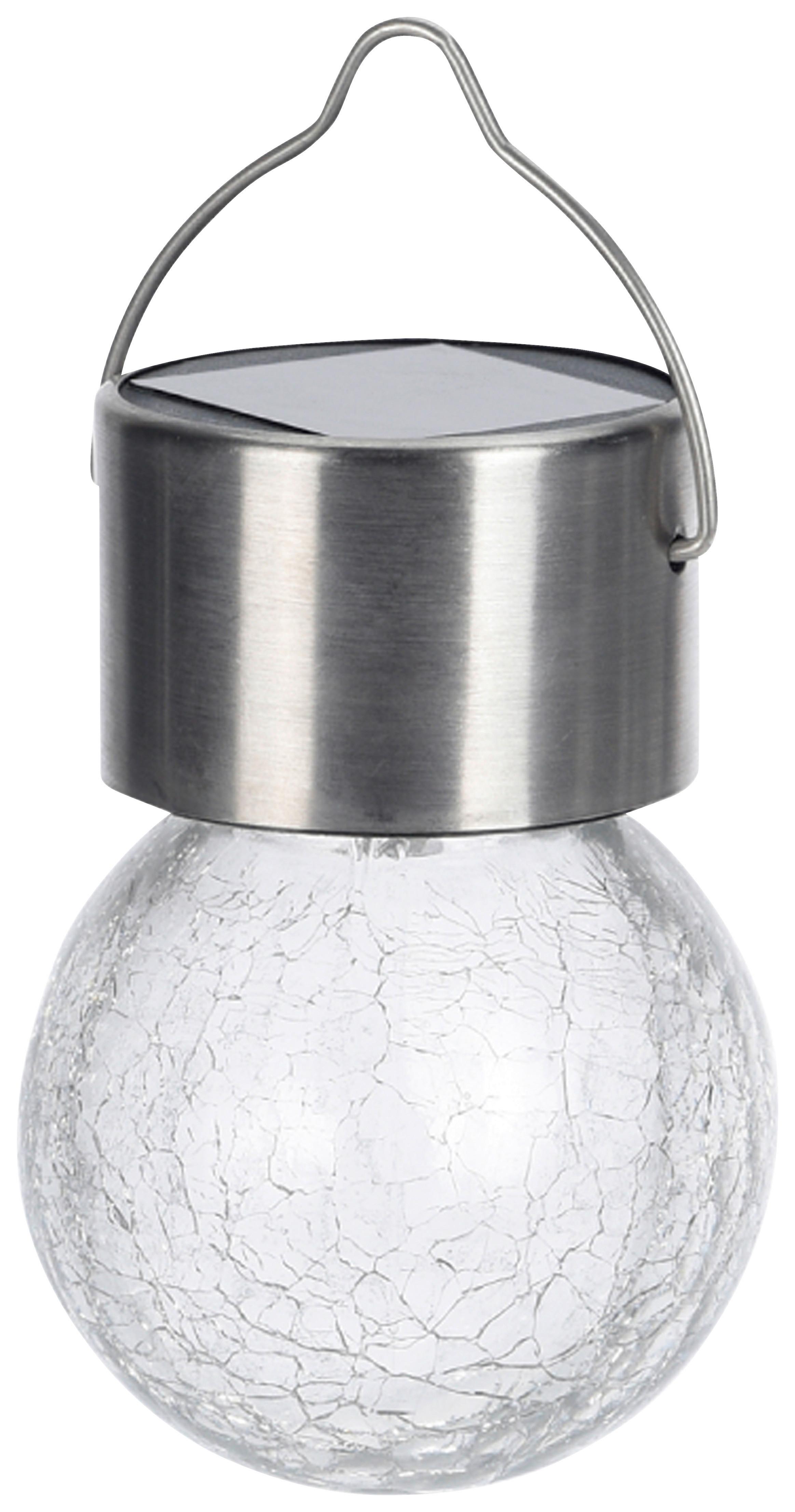 Solarleuchte Wimi Klarglas max. 0,06 Watt - Transparent, KONVENTIONELL, Glas/Kunststoff (6/8cm) - Mömax