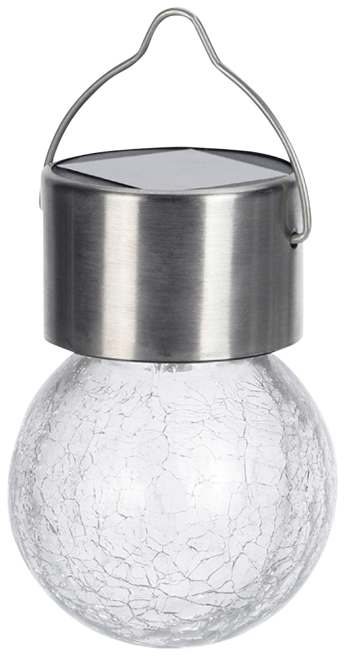 Solarleuchte Wimi Klarglas max. 0,06 Watt - Transparent, KONVENTIONELL, Glas/Kunststoff (6/8cm) - Mömax