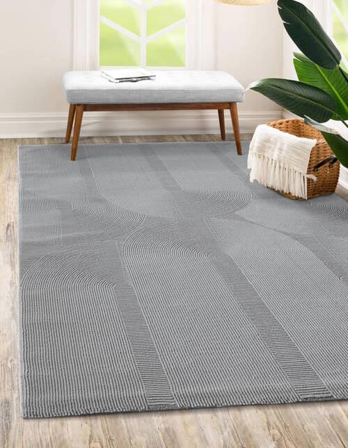 Webteppich Lima Grau ca. 200x290cm - Grau, KONVENTIONELL, Textil (200/290cm) - Novel