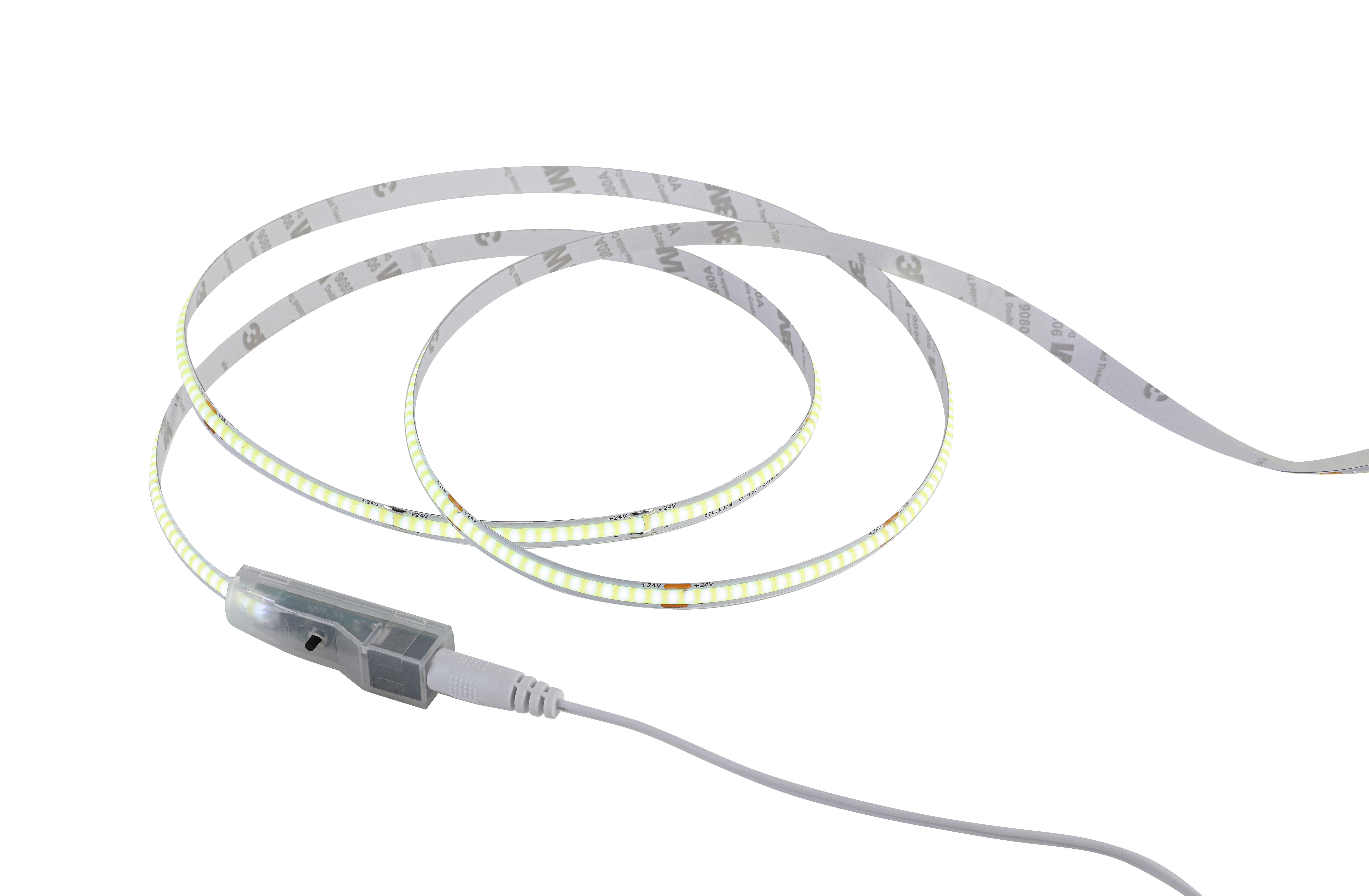 LED-LIST HOCH - vit, Modern, plast (500cm) - Mömax