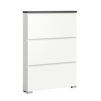 Omara Za Čevlje Shoelove, Z Loputami, Bela, Siva - srebrne barve/siva, Moderno (95/133/18cm)