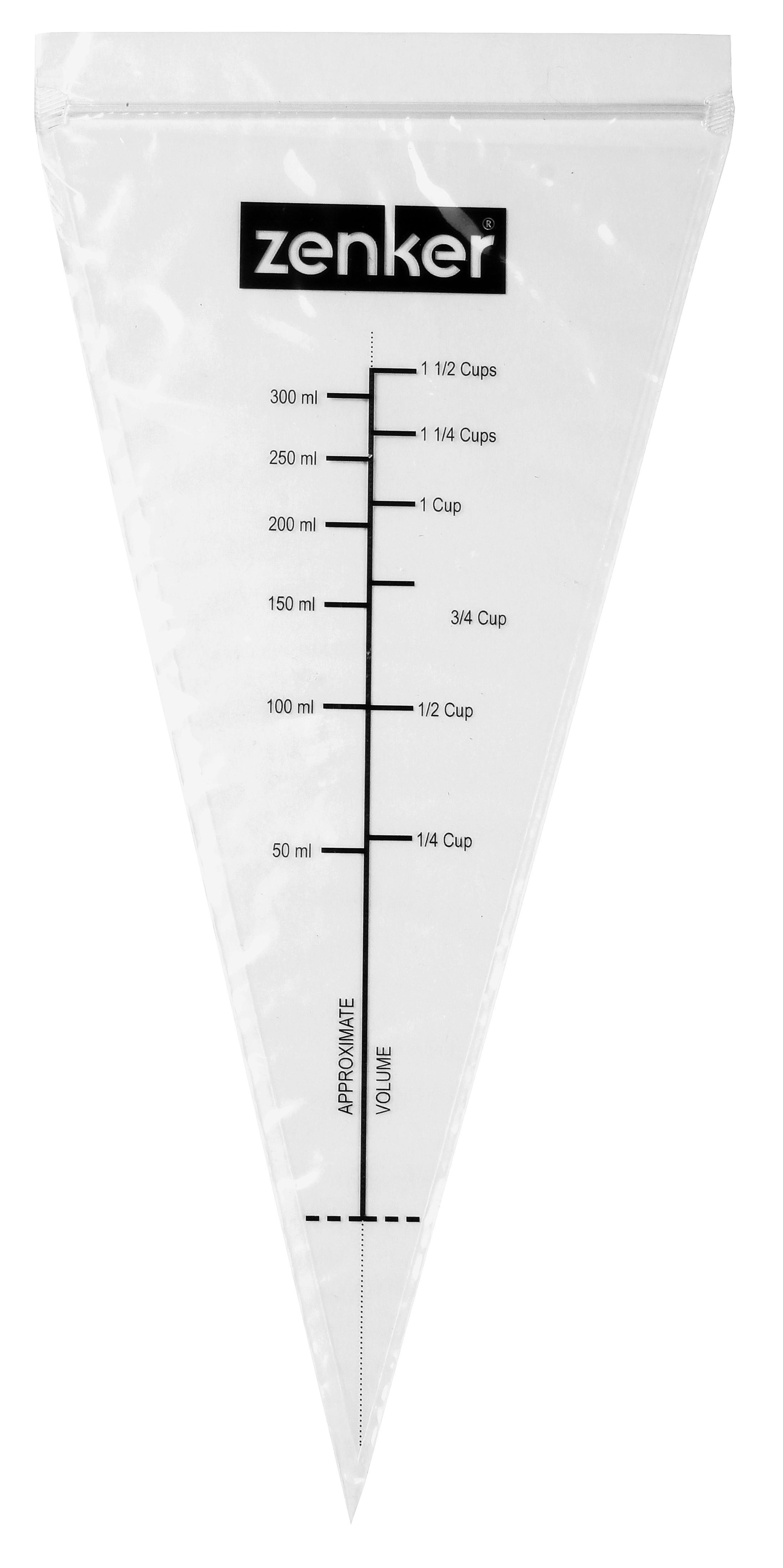 Spritzbeutel Candy Transparent - Transparent, KONVENTIONELL, Kunststoff (33/15cm) - Zenker