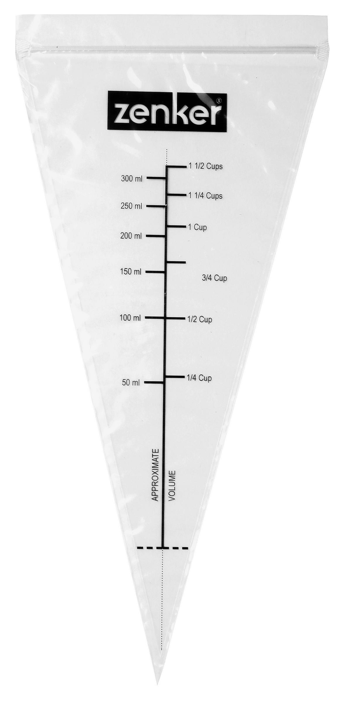 Spritzbeutel Candy Transparent - Transparent, KONVENTIONELL, Kunststoff (33/15cm) - Zenker