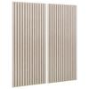 AKUSTIKPANEL GRACE 2ER-SET -SB- - sandfärgad, Modern, trämaterial/textil (60,5/120/2,2cm) - Mömax